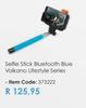 Volkano Lifestyle Series Bluetooth Blue Selfie Stick