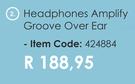 Amplify Groove Over Ear Headphones