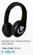 Volkano Boom Series Black Headphones