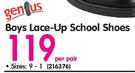 Genius Boys Lace-Up School Shoes-Per Pair