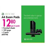 Xbox 360 A4 Exam Pads-Per 2 Pack