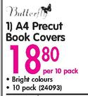 Buttefly A4 Precut Book Covers-Per 10 Pack