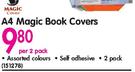 Magic A4 Magic Book Covers-Per 2 Pack