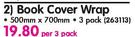 Smurfes Book Covers Wrap-Per 3 Pack