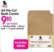 Magic  A4 Pre-Cut Book Covers-Per 10 Pack