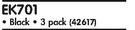 Artline Permanent Markers EK701-Per 3 Pack