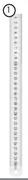 Aro 30cm Stainless Steel Ruler-Each