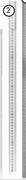 Aro 60cm Stainless Steel Ruler-Each