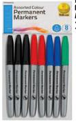 Primaries Permanent Markers-8 Pack
