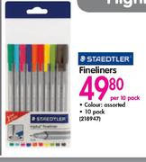 Staedtler Fineliners-Per 10 Pack