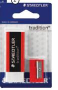 Staedtler Tradition Eraser And Sharpener-Per Pack