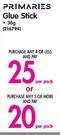 Primaries Glue Stick 36g-Per Pack
