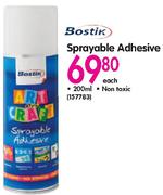 Bostik Sprayable Adhesive 200ml Non Toxic