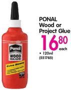 Ponal Wood Or Project Glue 120ml