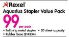 Rexel Aquarius Stapler Value Pack