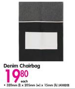Denim Chairbag