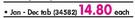 Aor Board File Dividers Jan-Dec Tab-Each