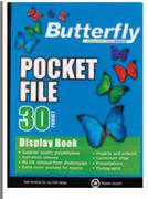 Butterfly A4 Display File 20 Pocket-Each