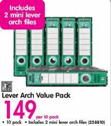 Lever Arch Value Pack-Per 10 Pack