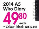 2014 A5 Wiro Diary