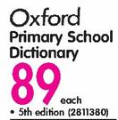 Oxford Primary School Dictionary 5th Edition
