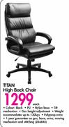 Titan High Back Chair