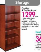 Prestige 5 Tier Bookcase-Each