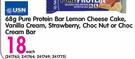 USN 68g Pure Protein Bar Lemon Cheese Cake, Vanilla Cream, Strawberry, Choc Nut Or Chocream Bar-Each