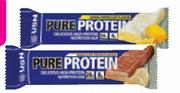 USN 68g Pure Protein Bar Lemon Cheese Cake, Vanilla Cream, Strawberry, Choc Nut Or Chocream Bar-Each