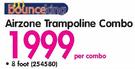 Bounce King 8 Foot Airzone Trampoline Combo