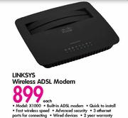 Linksys Wireless ADSL Modem X1000