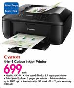 Canon 4-In-1 Colour Inkjet Printer MX394