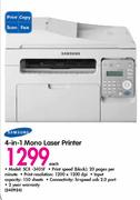 Samsung 4-In-1 Mono Laser Printer SCX-3405F