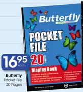 Butterfly Pocket File 20 Pages