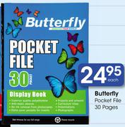 Butterfly Pocket File 30 Pages