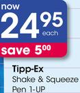 Tipp-Ex Shake & Squeeze Pen 1-UP