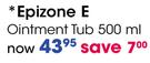 Epizone E Ointment Tub-500Ml