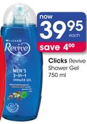 Clicks Revive Shower Gel-750Ml
