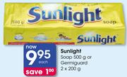 Sunlight Soap 500G Or Germiguard-2x200G Each