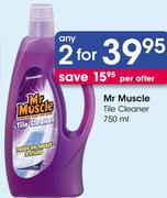Mr Muscle Tile Cleaner-2x750Ml