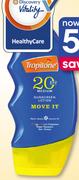 Tropitone Move It SPF 20 Lotion-125Ml