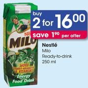 Nestle Milo Ready-To-Drink-2x250ml