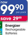 Energizer Rechargeable Batteries-Per Pack