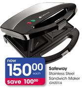 Safeway Stainless Steel Sandwich Maker GH201A