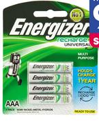 Energizer Rechargeable Batteries-Per Pack
