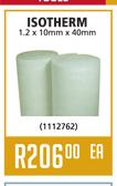 Isotherm 1.2x 10mmx 40mm-Each