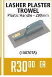 Lasher Plaster Trowel Plastic Handle 290mm