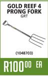 Gold Reef 4 Prong Fork GRT