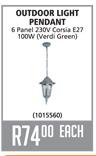 Outdoor Light Pendant