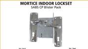 Mortice Indoor Lockset 2L2K-Each